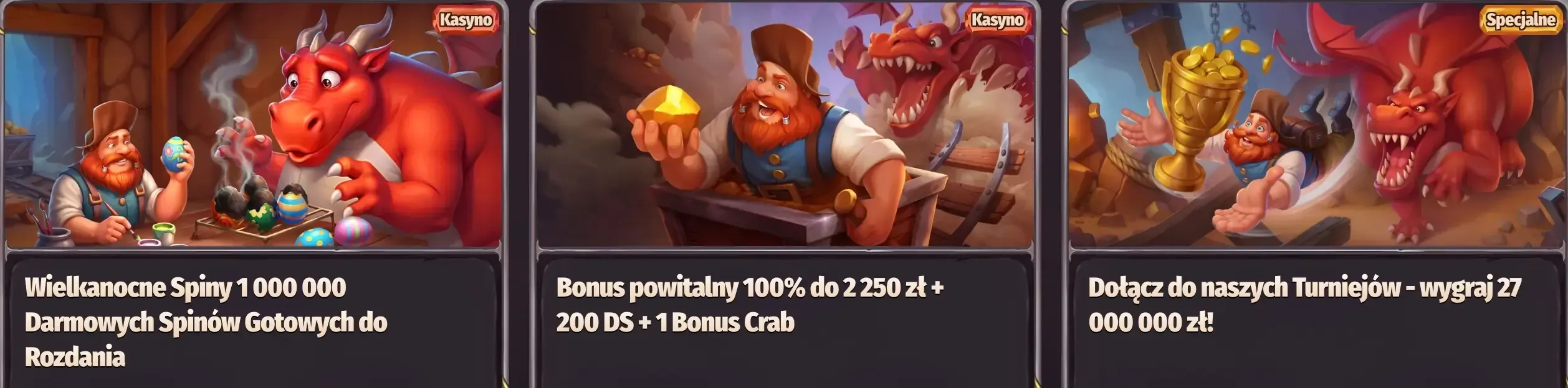 Promocje i bonus powitalny w Dragonia — Dragonia Casino